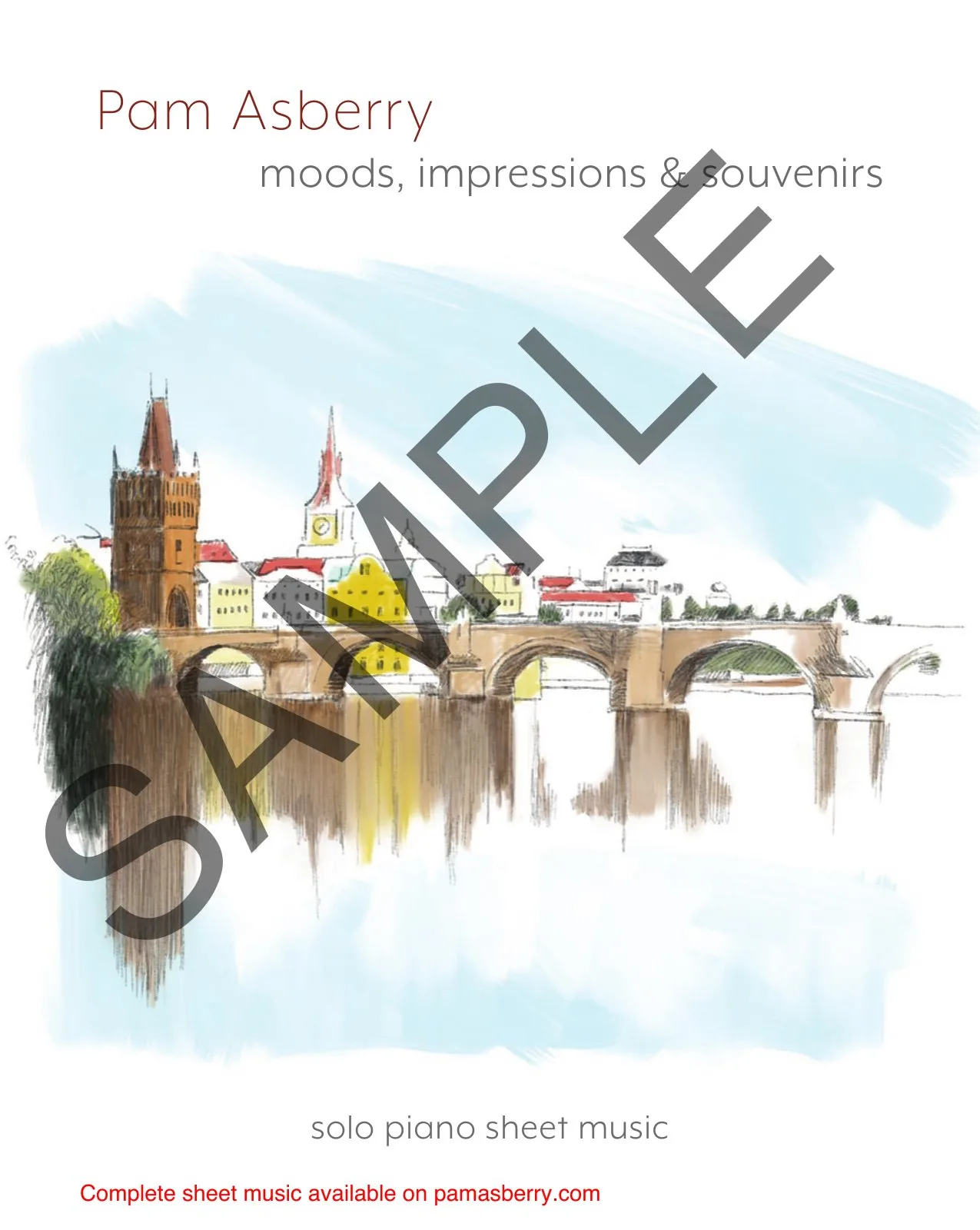 Moods, Impressions & Souvenirs Solo Piano Sheet Music (Downloadable) sample page 1