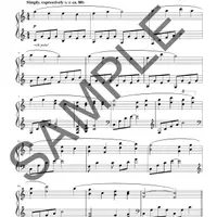 Jesus Loves Me – Downloadable Sheet Music — sample page 1 thumbnail