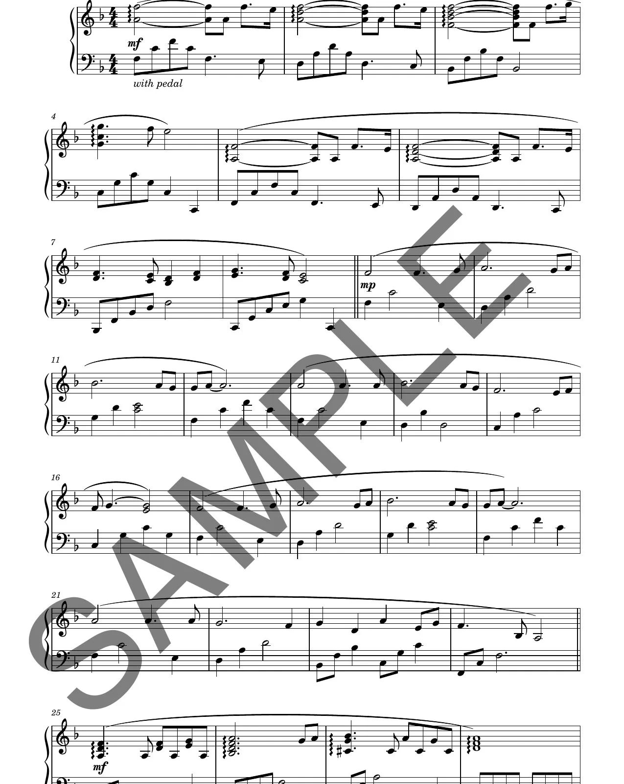When I Survey the Wondrous Cross – Downloadable Sheet Music sample page 1
