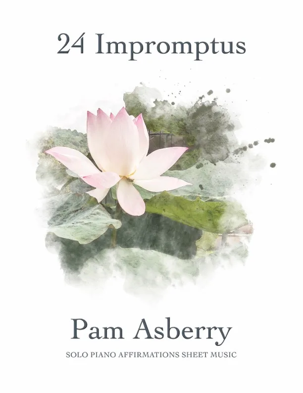 24 Impromptus Solo Piano Sheet Music Book (Downloadable) cover